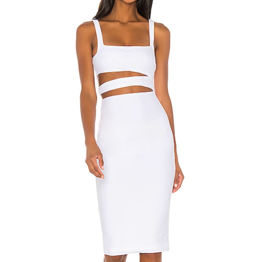 nwt Superdown Winona cutout midi dress